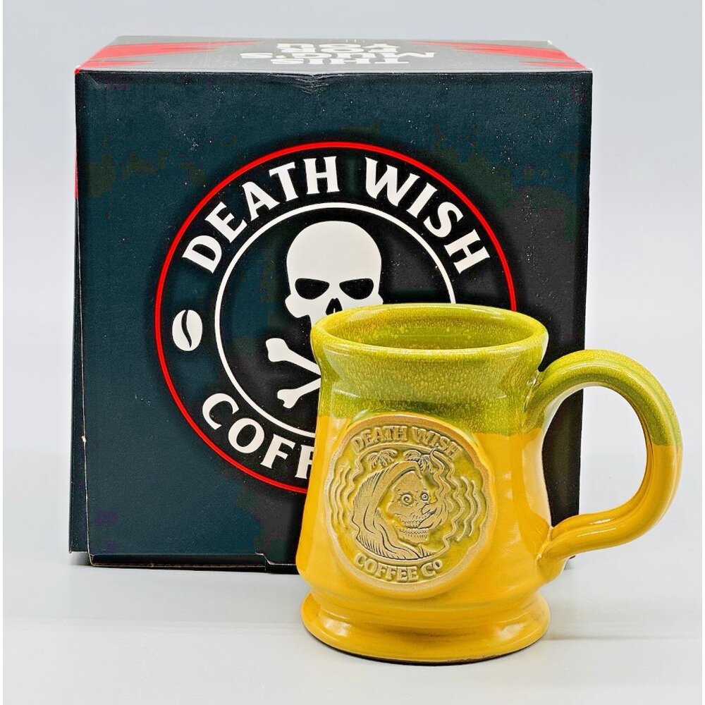 Death Wish Coffee Mug 2022 Pineapple Express Deneen Pottery Hazed Confused 2